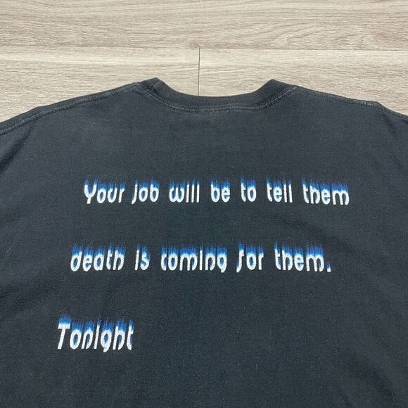 Vintage Shirt Mens Extra Large Black The Crow Movie Promo Brandon Lee 90s - Picture 5 of 8